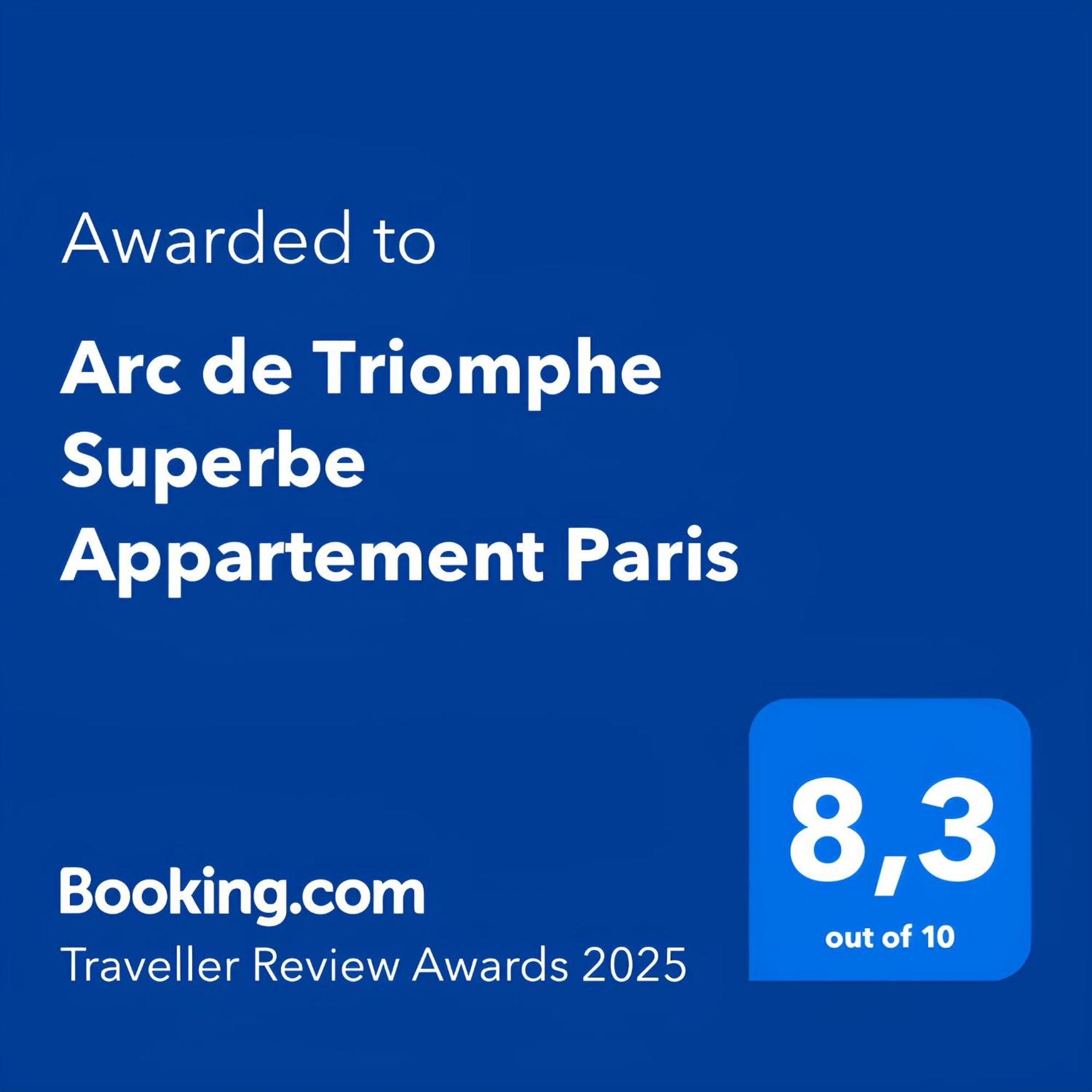 Arc De Triomphe Superbe Appartement Paris Free Netflix Exteriör bild