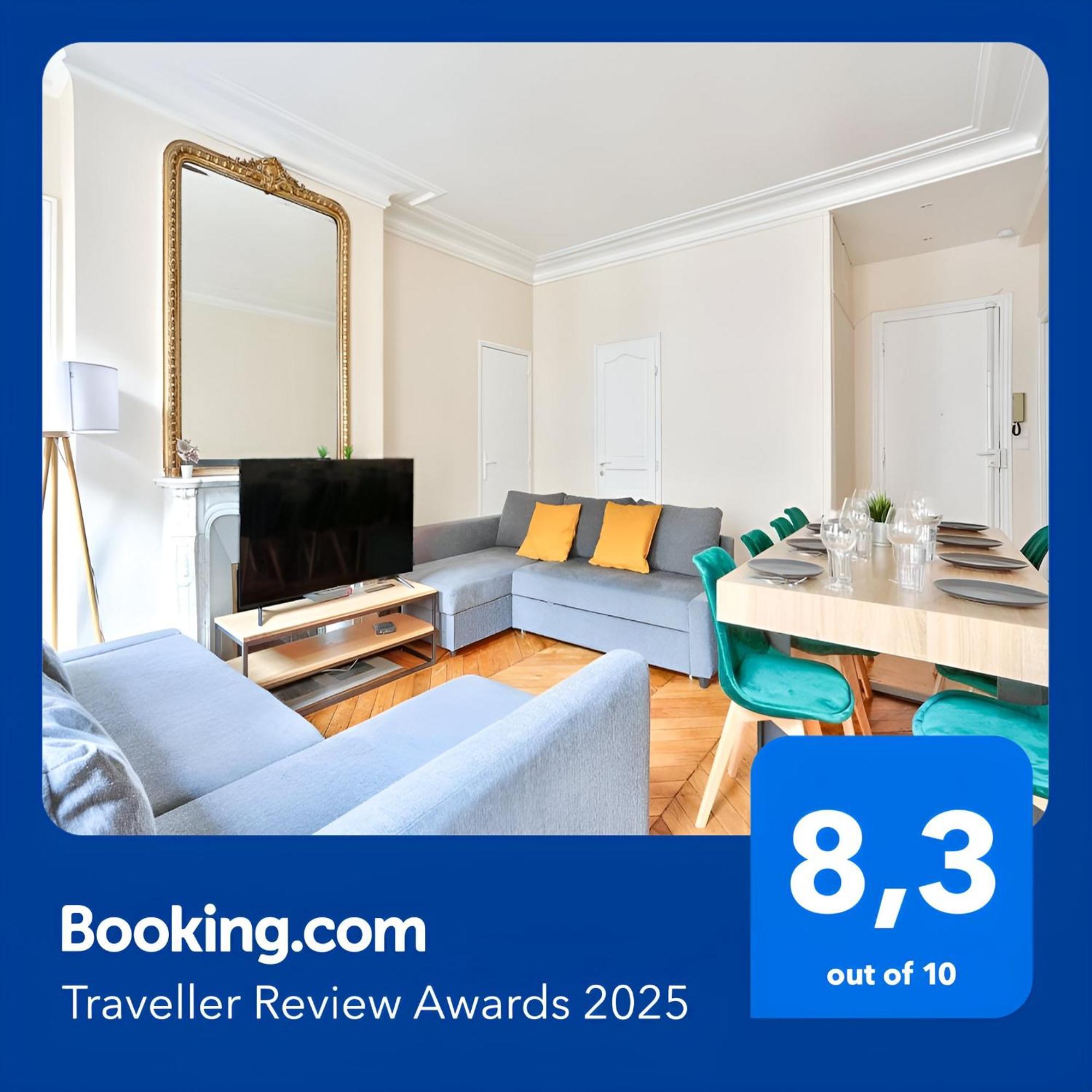 Arc De Triomphe Superbe Appartement Paris Free Netflix Exteriör bild